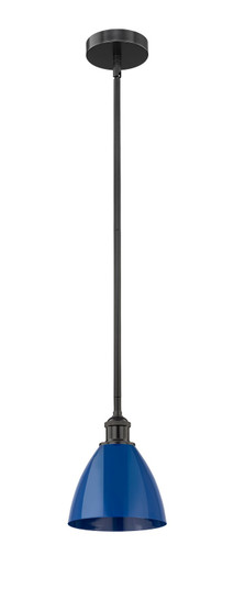 Edison One Light Mini Pendant in Matte Black (405|616-1S-BK-MBD-75-BL)