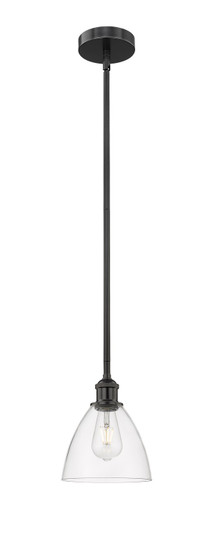 Edison One Light Mini Pendant in Matte Black (405|616-1S-BK-GBD-752)