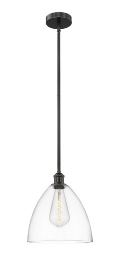 Edison One Light Mini Pendant in Matte Black (405|616-1S-BK-GBD-122)