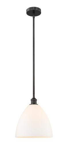 Edison One Light Mini Pendant in Matte Black (405|616-1S-BK-GBD-121)