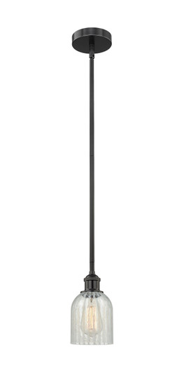 Edison One Light Mini Pendant in Matte Black (405|616-1S-BK-G2511)