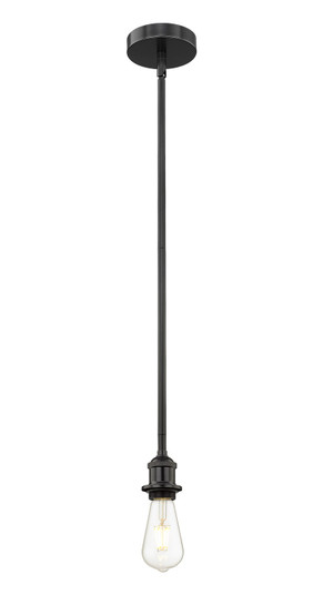 Edison One Light Mini Pendant in Matte Black (405|616-1S-BK)