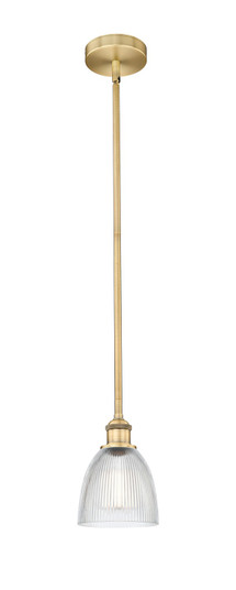 Edison One Light Mini Pendant in Brushed Brass (405|616-1S-BB-G382)