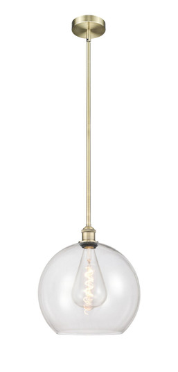 Edison One Light Pendant in Antique Brass (405|616-1S-AB-G122-14)