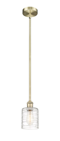 Edison One Light Mini Pendant in Antique Brass (405|616-1S-AB-G1113)