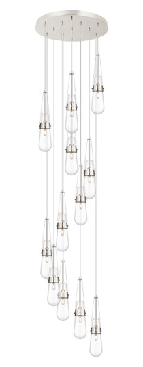 Downtown Urban 12 Light Pendant in Polished Nickel (405|126-452-1P-PN-G452-4CL)
