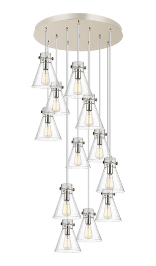 Downtown Urban 12 Light Pendant in Polished Nickel (405|126-410-1PS-PN-G411-8SDY)