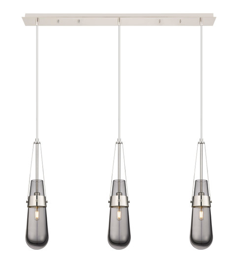 Downtown Urban LED Linear Pendant in Polished Nickel (405|123-452-1P-PN-G452-4SM)