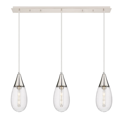 Downtown Urban LED Linear Pendant in Polished Nickel (405|123-450-1P-PN-G450-6SCL)