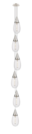Downtown Urban Six Light Pendant in Polished Nickel (405|106-450-1P-PN-G450-6SCL)