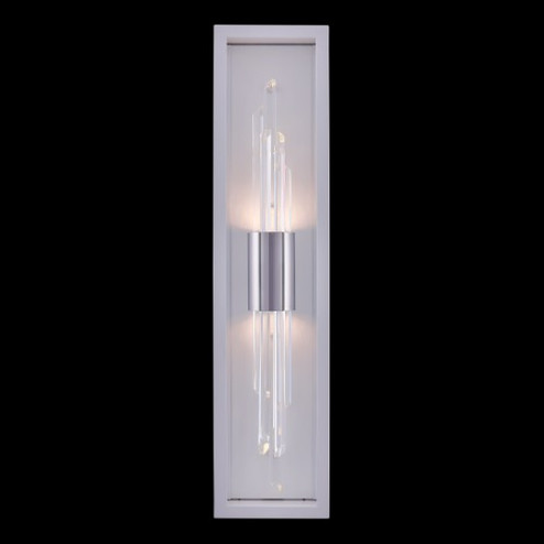 Lucca Esterno LED Outdoor Wall Sconce in Polished Chrome & Matte White (238|090422-010-FR001)