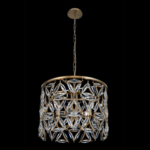 Triangulo Four Light Pendant in True Brass (238|039555-062-FR001)