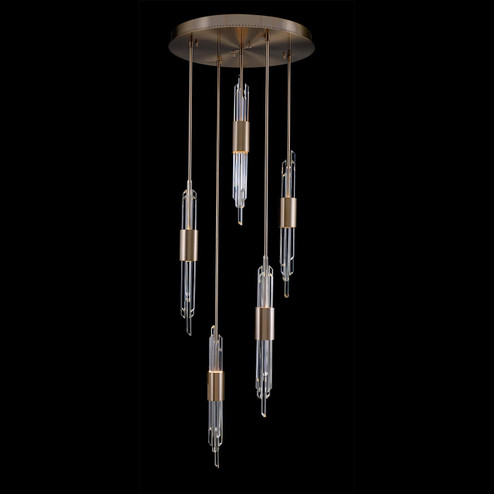 Lucca LED Foyer Pendant in Brushed Champagne Gold (238|037952-038-FR001)