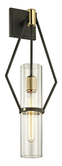 Raef One Light Wall Sconce in Textured Bronze Brushed Brass (67|B6312-TBZ/BBA)
