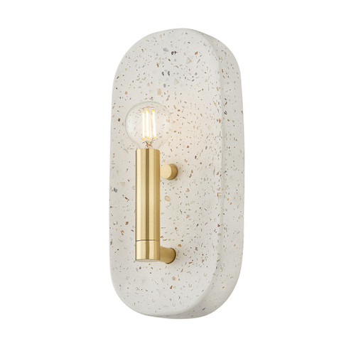 Ethel One Light Wall Sconce in Aged Brass (428|H808101-AGB)