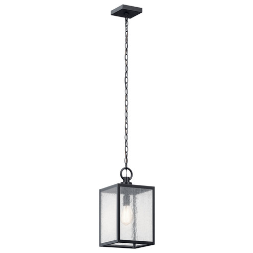 Lahden One Light Outdoor Pendant / Semi Flush in Black Textured (12|59008BKT)