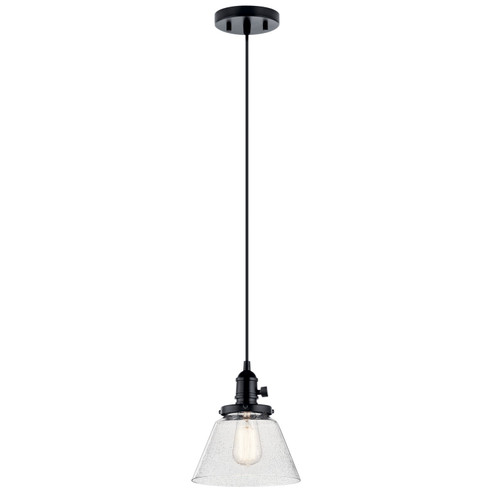 Avery One Light Mini Pendant in Black (12|43851BK)