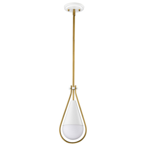 Admiral One Light Pendant in Matte White (72|60-7922)