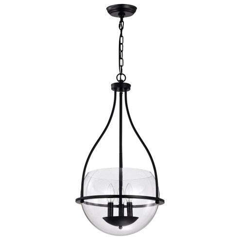 Amado Three Light Pendant in Matte Black (72|60-7820)