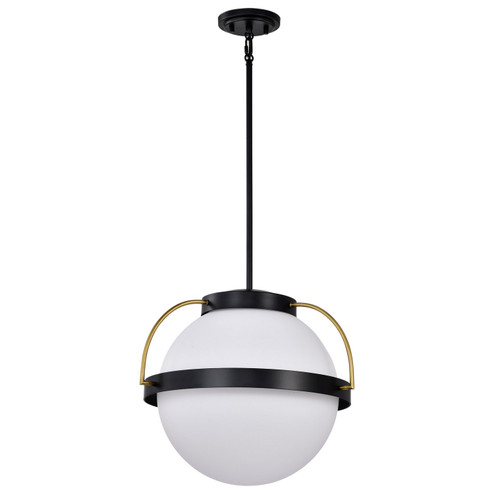 Lakeshore One Light Pendant in Matte Black (72|60-7774)