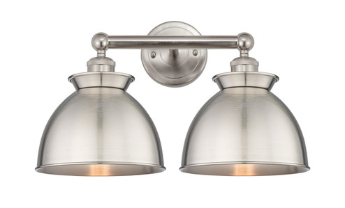 Edison Two Light Bath Vanity in Matte Black (405|616-2W-BK-M14-W)