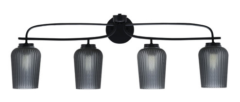 Cavella Four Light Bath Bar in Matte Black (200|3914-MB-4252)