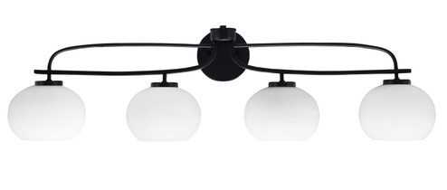 Cavella Four Light Bath Bar in Matte Black (200|3914-MB-212)