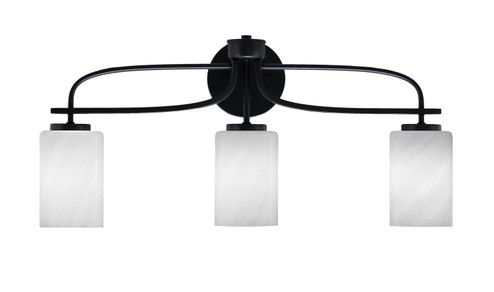 Cavella Three Light Bath Bar in Matte Black (200|3913-MB-3001)