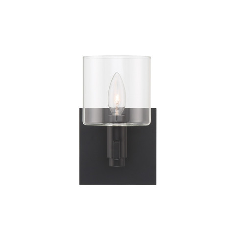 Decato One Light Wall Sconce in Matte Black (40|46811-011)