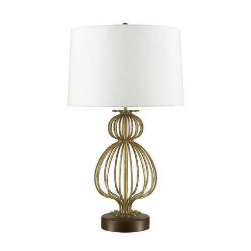 Lafitte One Light Table Lamp in Glazed Gilt Steel (175|TLM-1007)