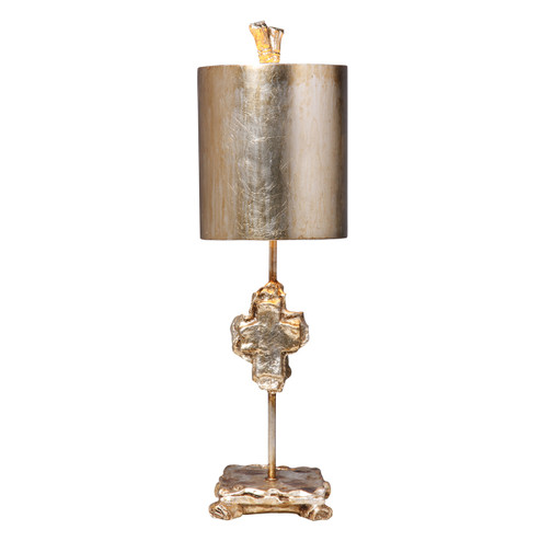 Cross Silver One Light Table Lamp in Silver Leaf (175|TA1234)