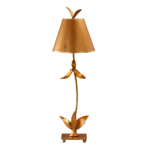 Red Bell Gold One Light Buffet Lamp in Gold leaf (175|TA1183)