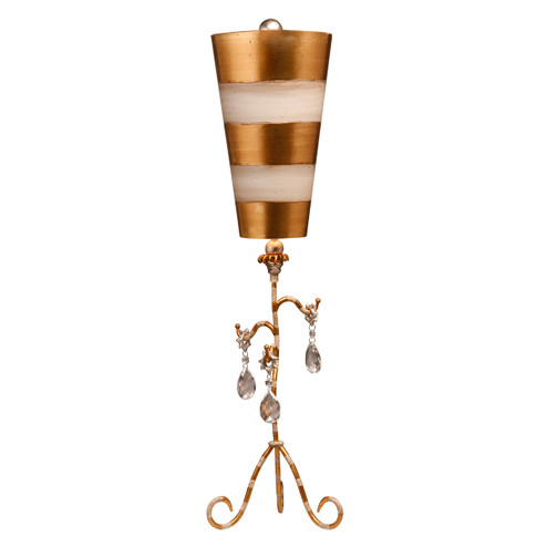 Tivoli One Light Table Lamp in Cream And Gold Striped (175|TA1038)