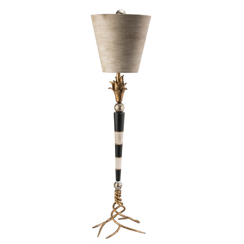 Flambeau One Light Buffet Lamp in Black And Cream (175|TA1027)