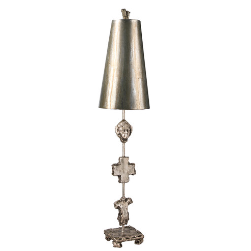 Fragment One Light Buffet Lamp in Silver Leaf And Umber Glaze (175|TA1014)