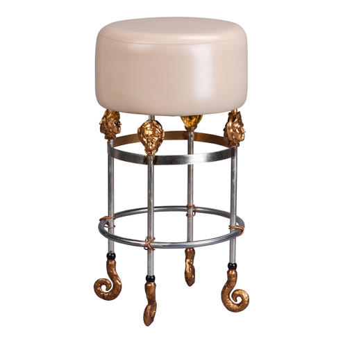 Armory Bar Stool in Chrome/Gold (175|SI1050-1)