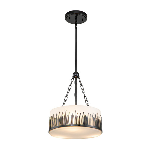 Sawgrass Two Light Pendant in Lacquered Black (175|PD20319BLK-2)