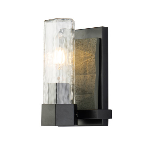 Navarre One Light Wall Sconce in Black+Grey (175|BB91595-1)