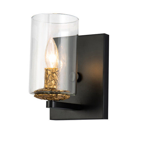 Bolivar One Light Wall Sconce in Matte Black (175|BB1003MB-1)