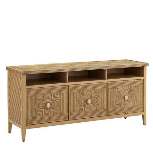 Santos Cabinet in Sea Sand/Brushed Brass/Clear (142|3000-0235)