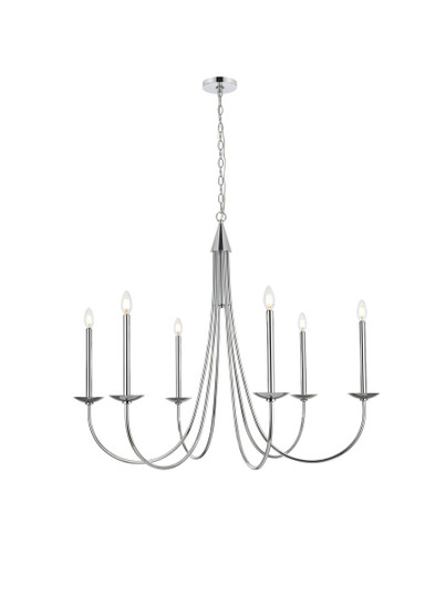 Cohen Six Light Chandelier in Chrome (173|LD810D42C)