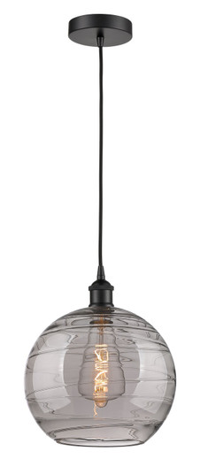 Edison One Light Mini Pendant in Matte Black (405|616-1P-BK-G1213-12SM)