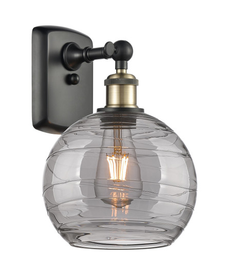 Ballston One Light Wall Sconce in Black Antique Brass (405|516-1W-BAB-G1213-8SM)