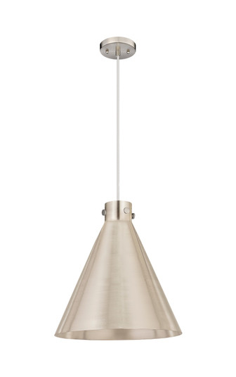 Downtown Urban One Light Pendant in Matte Black (405|410-1PL-BK-M411-18W)
