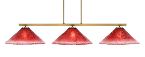 Atlas Three Light Bar in New Age Brass (200|4523-NAB-716)