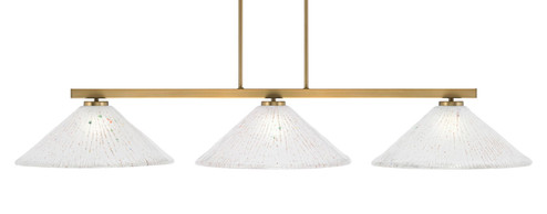 Atlas Three Light Bar in New Age Brass (200|4523-NAB-711)