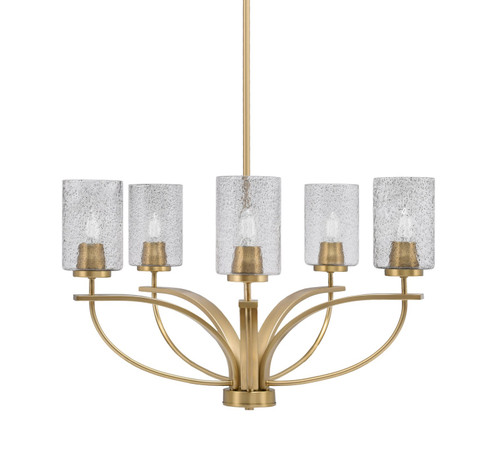 Cavella Five Light Chandelier in New Age Brass (200|3905-NAB-3002)