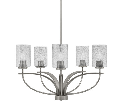 Cavella Five Light Chandelier in Graphite (200|3905-GP-3002)