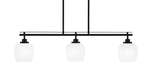 Odyssey Three Light Island Pendant in Matte Black (200|2636-MB-4811) Odyssey Three Light Island Pendant in Matte Black (200|2636-MB-4811)