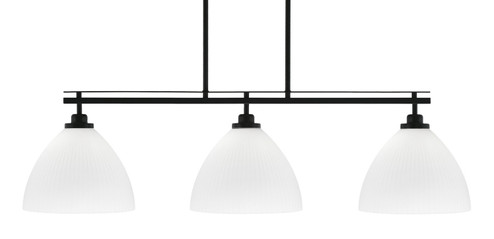 Odyssey Three Light Island Pendant in Matte Black (200|2636-MB-4631)